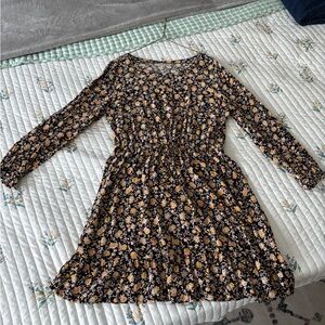 Loft tie waist dress